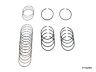 54053 061 633 Wd Express Engine Piston Ring Fits Audi Quattro 884109015734