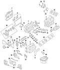 12033ac000 Subaru Genuine Oem Piston Ring Set