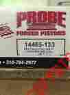 14465-133 3.0cc Probe Industries Chevy 454 Ft Srs Piston Set