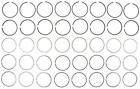 315-0005.045 Mahle Original Ductile Piston Ring Set