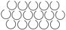 3150128.065 Clevite Mahle Piston Ring Set Bore 027067539526