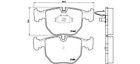 Mdb1551 34 11 2 282 090 Prd Bmw Front Brake Pads