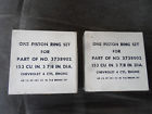 3738902 Unbranded Or Of Chevy Chevrolet Piston Rings Nos Diameter