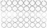 40720.030 Mahle Engine Piston Ring Set 725975074565