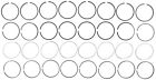 2m4882.010 41768.010 Mahle Engine Piston Ring Set Fits Ford Econoline 027067968951
