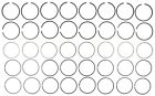 50785.06 Mahle Original Standard Piston Ring Set