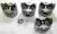 682lp Federal Mogul Std Engine Pistons Kit Of 4 Pcs Fits Olds 307 5.0l 682lpstd