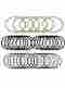 Zwin-5124 85-95 Enginetech Special Toyota Truck 2.4l Sohc L4 22r 22re Chrome Piston Rings Std