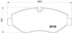 9064210010 Prd Mercedes Dodge Sprinter Vito Front Brake Pads
