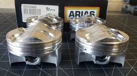 A3339460 Arias Pistons Forged K24a 2.4l With K20a Or K20z Vtec Head 90mm 3.0mm 14.5 1