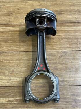 06m100j Audi 84.450 Oem 2018 2019 2020 - 2022 S5 Engine Connecting Rod And Piston 45k Miles