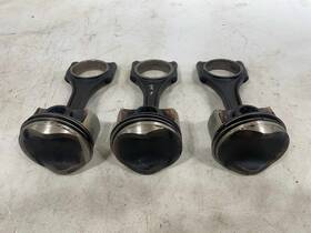 6e107066dm Audi Fits 2011 - 2015 Q7 3.0l V6 Engine Piston W Connecting Rod Set Of 3 Oem