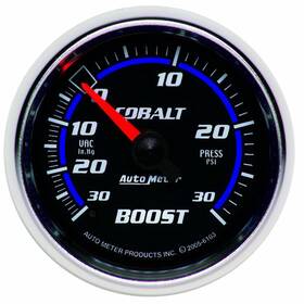 Tlx-atm6103-cl360a70 Autometer Mechanical Boost Gauge Cobalt 52mm 30psi