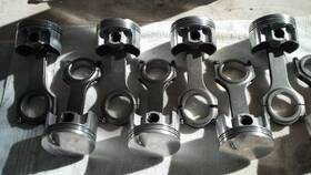 1000241 Autotec / Eagle Specialty Products Forged Pistons And H-beam Rods For 454 Big Block Chev 8