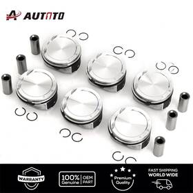 30750274 Autoto 30750275 6x Pistons Set For Volvo S80 Xc60 Xc90 3.2 L6 B6324s Engine