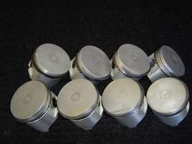 P265 Badger Mopar 383 Cast Pistons With Moly Rings .030 Bore