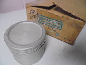 P523040 Badger Nos Piston Set P523 .040 Buick 430 V8 1967 1968 1969 Dated 1974 Vintage