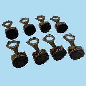 11-25-7-613-626 Bmw N63 Engine Piston Connecting Rod Set Of 8 Oem E71 F10 F12 F02 550i 750i X6