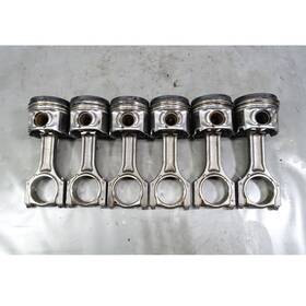 11257812585 Bmw 14-18 F10 535d F15 X5 35d N57 6-cyl Diesel Engine Piston And Rod Set 6 Oem
