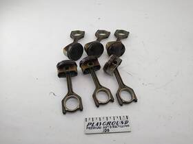 304.bm1s10 Bmw 328xi E90 Sedan Piston Set 6 Pistons With Connecting Rods Fits 09-11
