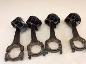 304.bm1u17 Bmw 17 18 19 430i Awd 2.0 Engine Piston With Connecting Rod Set Of 4 Oem N
