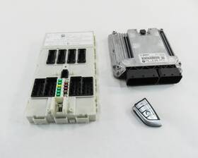 61359387233 Bmw 2015 X5 F15 3.0l Turbo N57y Diesel Body Bcm Ecm Engine Module Key Set 130k