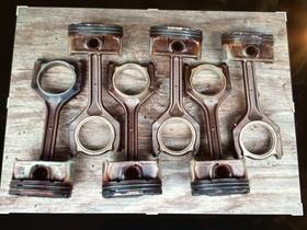 755852804d Bmw N52 Pistons With Rods