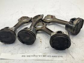 8642458 Bmw 19-24 G20 330i 2.0l Engine Piston With Connecting Rod B46 / B48 Set 4 Q