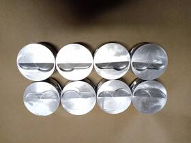Brc-57z Brc Racing Flat Top Forged Pistons 400 Sbc 4.125 Bore 1 Inch Compression Height
