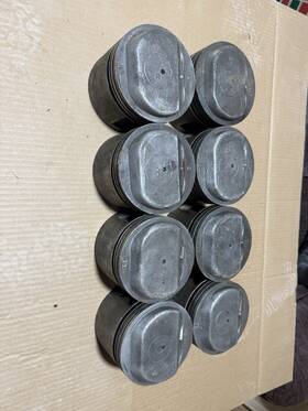 1185486 Buick Used Oem 401 Nailhead Piston Set Of 8 1959-1966