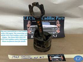 3511503 Cadillac Oem 62 390 Engine Connecting Rod With Piston #7