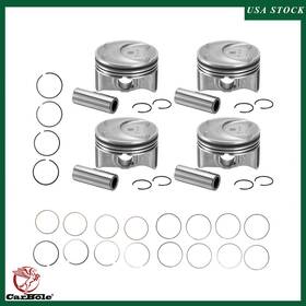 23410-2g400 Carbole 4 Pack 0.5mm Piston And Ring Set For Kia Optima 2011 2012 2013 2014 2015 2