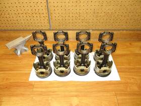 10046132 Chevrolet 1987 Corvette L98 Piston And Rod Set Of 8 Used 5.7 Oem C4