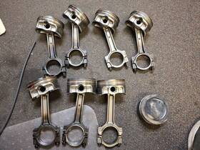 19244016 Chevrolet Performance 8 Forged Aluminum Pistons Lsx376 Parts Only
