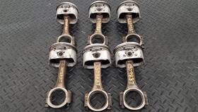 88894282 Chevrolet Truck 95-04 S10 Pickup 4.3l Piston With Connecting Rod Set Of 6 Oem