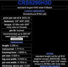 Crs5290h3d Eagle Specialty Products 5290h3d
