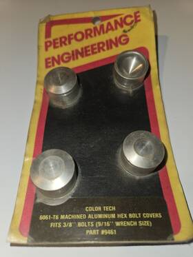 6061-t6 Custom 9461 Nos Performance Engineering Color Tech Aluminum Hex Bolt Covers Fits