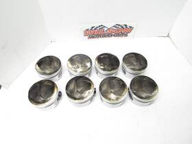 1748826 Diamond Racing Gas Ported Dome Pistons 4.128 Bore Sb Chevy Sprint Car Sbc