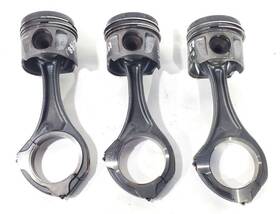 304.ch8v08 Dodge Truck 08 Sprinter Van 3500 Oem 3.0l Diesel Piston All 3 Left With Connecting Rod
