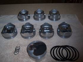 8715-4040 Dss 350 Chevy Forged Stroker Pistons .040 Oversize