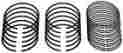 E-237kc E237kc Sealed Power 52-62 Chevy 235 Ford 215 Chrome Piston Rings