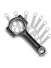 Ecr304-jj Enginetech Fits Chevy Truck Connecting Rod Sintered Std
