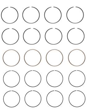 Enginetech 707473068383 Piston Ring Set For 1 Engine Standard Size Direct Fit