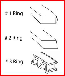 P3025 Enginetech Set Of 6 Hypereutectic Pistons And Rings For 94-99 Gm/chevy 3.1l/189 Vin J M T W