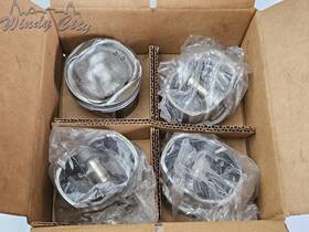 P4792 Enginetech 01-07 2.4l Toyota 2azfe Engine Piston Set 4 .50