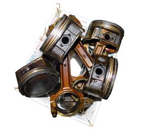 P5073 Enginetech Dish Top Piston Set For Gm Chevrolet 6.0l 364 - Std Bore Size Parts Only