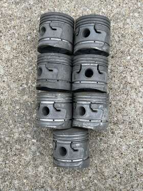09t-fg Ford Vintage Oem Script Engine Pistons Lot Of 7 09t Fg