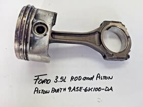 9a5e-6k100-da Ford 3.5l Rod And Piston - Used