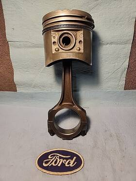 Ford B9ae-6110-a 1959 Standard 292 Connecting Rod # 1 Piston Ebu Used