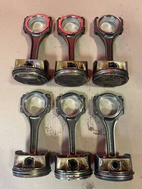 Ba5e-6k100-ea Ford 2012 F-150 3.7l V6 Rods And Pistons Stock Bore Oem